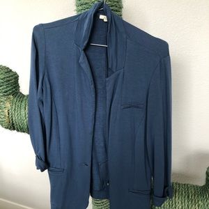 Soft Joie Blue Long Blazer